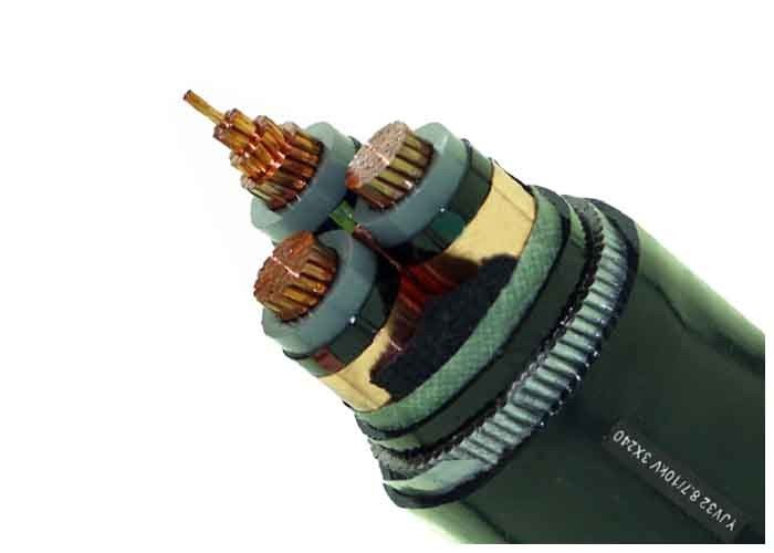 Underground Power Armoured Electrical Cable HT 3 Phase Distribution Copper